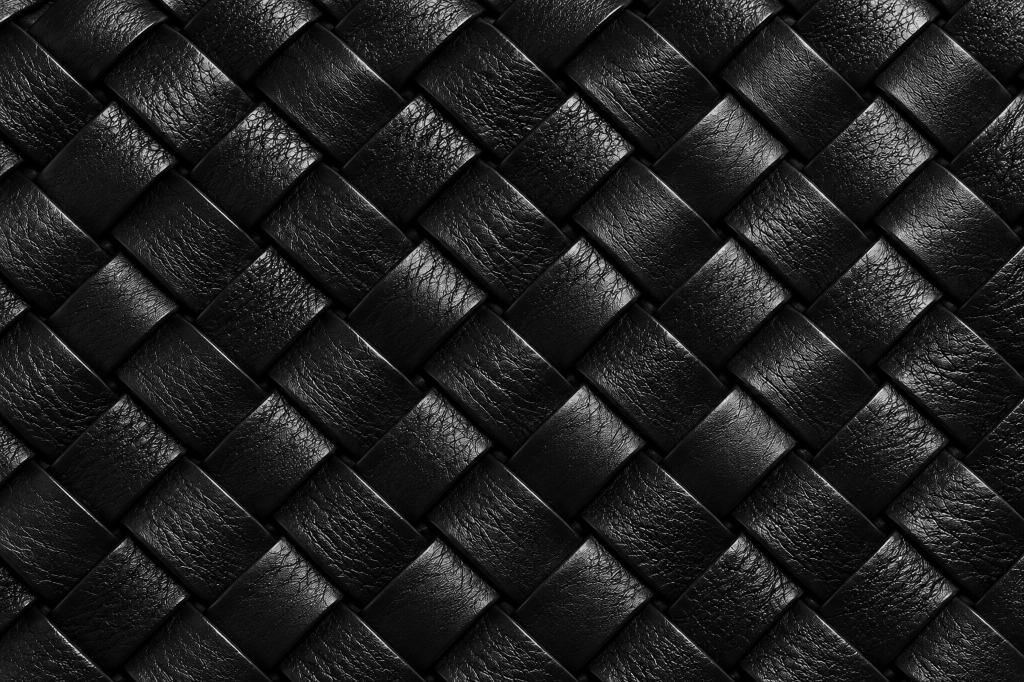 BROWNWHITE artisanal woven leather craftsmanship texture